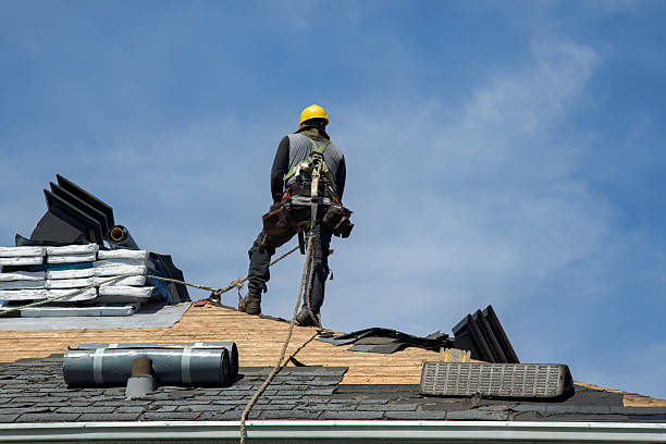Professional Roofing technician working in Portland, PA